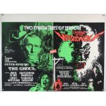 5 British Quad film posters, The Ghoul / Legend of the Werewolf, The Abominable Dr.