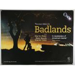 Badlands (R-2008) British Quad film poster, BFI release, written and directed by Terrence Malick,