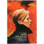 The Man Who Fell to Earth (R-2011) Re-release poster for classic 1976 Nicolas Roeg film starring