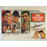 5 British Quad film posters, The Sicilian Clan, Frenzy, The Golden Voyage of Sinbad,