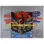 James Bond The Spy Who Loved Me (1977) British Quad film poster, Seiko watch version,