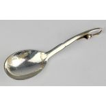 George Jensen Danish silver ornamental pattern silver large spoon.