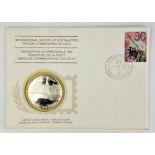 700th anniversary of the founding of Amsterdam 26/11/75 Ltd Edition silver proof coin/medallion.