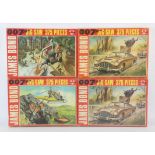 James Bond 007 - Four boxed Jigsaw puzzles by Arrow Games, Goldfinger x 2, From Russia With Love