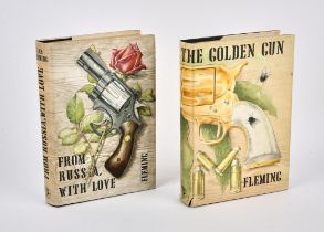 James Bond From Russia With Love & The Man With the Golden Gun – Ian Fleming first edition,