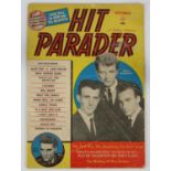 Elvis Presley - Signed Hit Parader magazine in pencil on the front cover, dated September 1960.