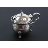 Mappin and Webb silver mustard pot, Birmingham 1939