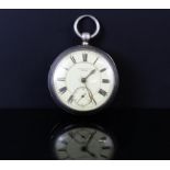 L.Livingstone 520639 gents silver open face pocket watch, Chester 1900.