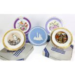 Royal Copenhagen " The Hans Christian Anderson plates " boxed, together with various other plates