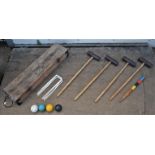 Vintage Townsend Croquet Ltd croquet set