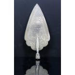 Presentation Victorian silver trowel with religious links to the "Canon of York and Vicar of