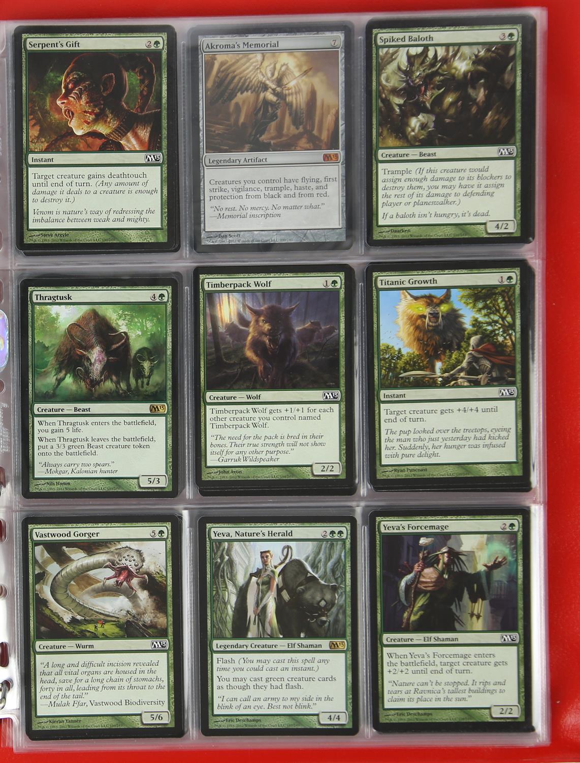 Magic The Gathering. Magic Core Set 2013 Partial Complete Set This lot features a partial complete - Image 15 of 28