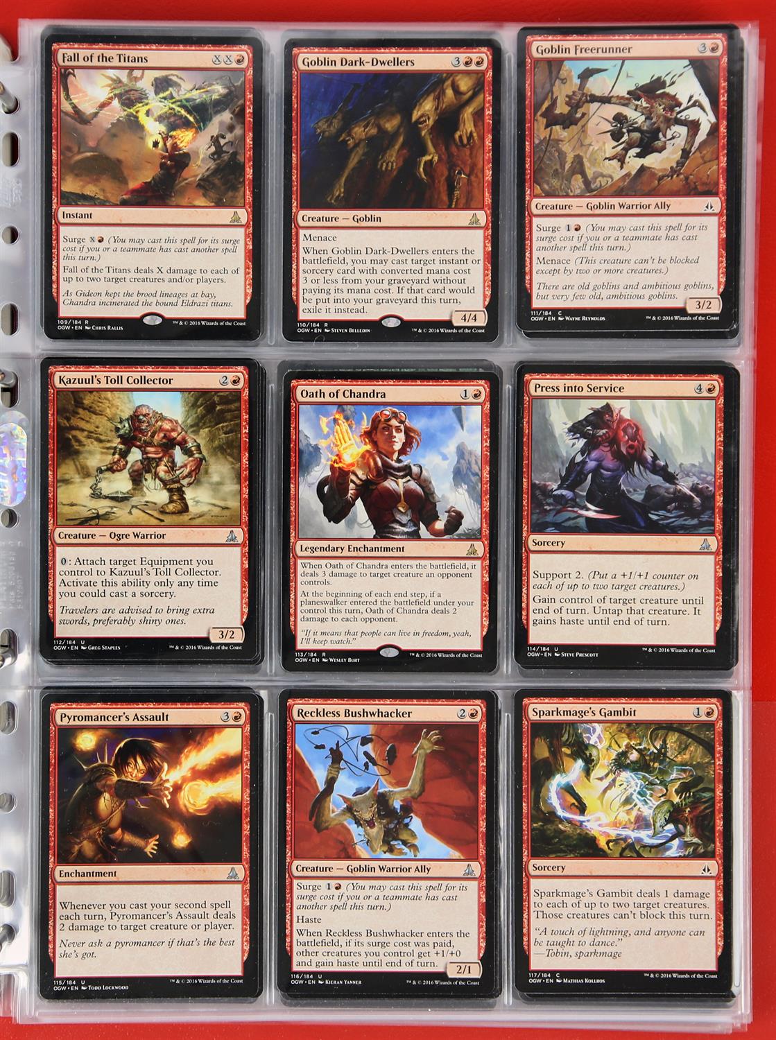 Magic The Gathering. Oath Of the Gatewatch Partial Set This lot features a near complete of - Image 5 of 21