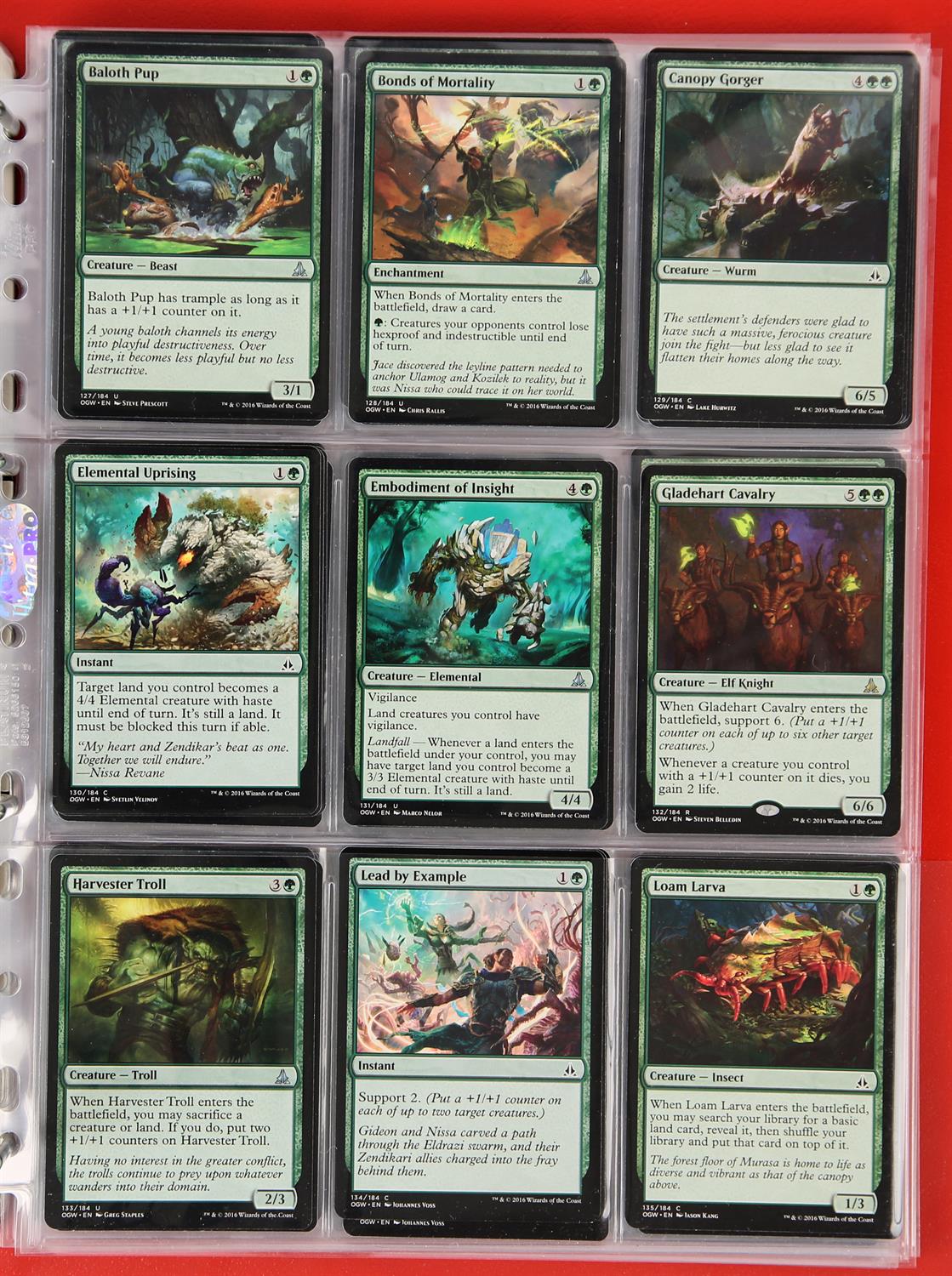 Magic The Gathering. Oath Of the Gatewatch Partial Set This lot features a near complete of - Image 7 of 21