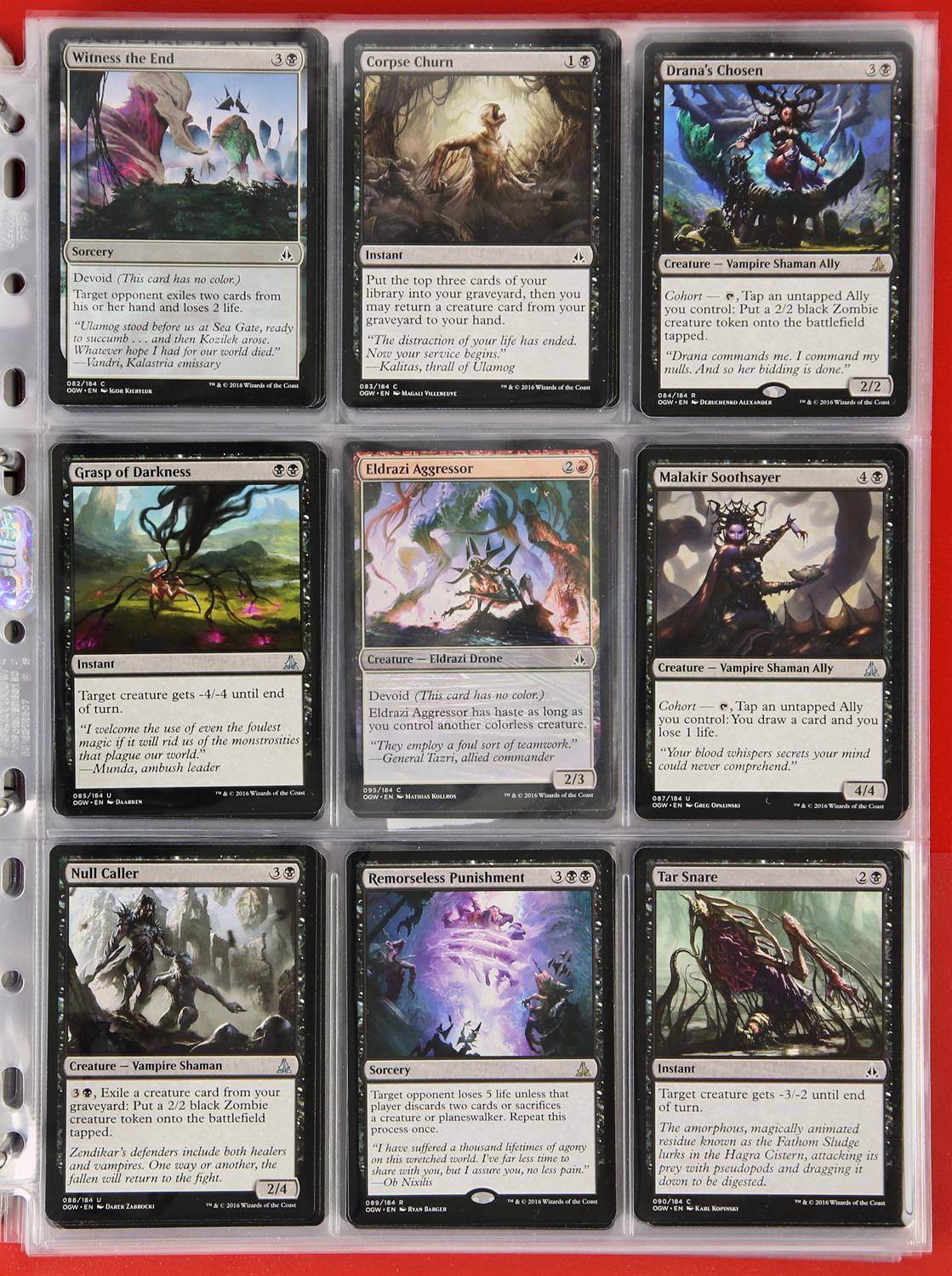 Magic The Gathering. Oath Of the Gatewatch Partial Set This lot features a near complete of - Image 2 of 21
