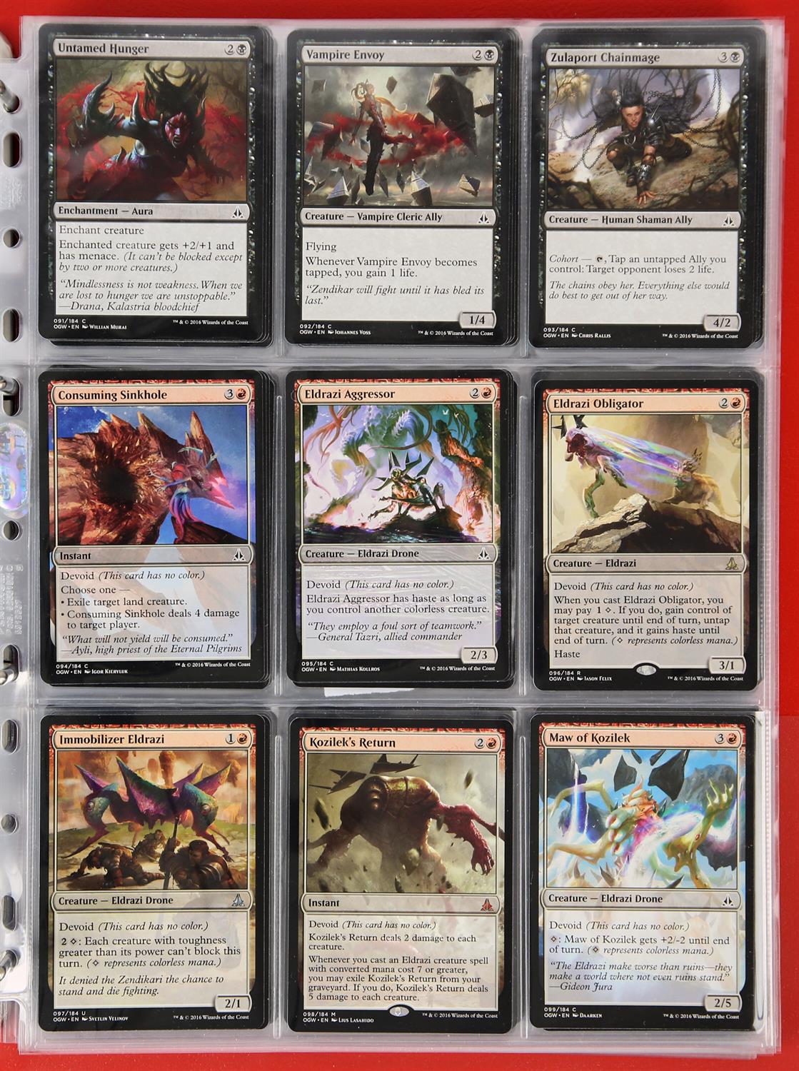 Magic The Gathering. Oath Of the Gatewatch Partial Set This lot features a near complete of - Image 3 of 21