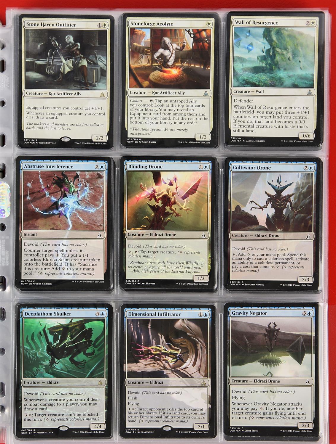 Magic The Gathering. Oath Of the Gatewatch Partial Set This lot features a near complete of - Image 17 of 21