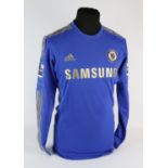 Chelsea Football club, Mikel (No.12) Shirt, Match worn in season 2012-2013, L/S.