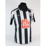 West Bromwich Albion Football club, Cox (No.31) Season shirt from 2010-2011, S/S.