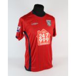 West Bromwich Albion Football club, Jara (No.36) Season shirt from 2010-2011, S/S.