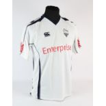 Preston North End Football club, Collins (No.6) Season Worn shirt from 2009-2010, S/S.