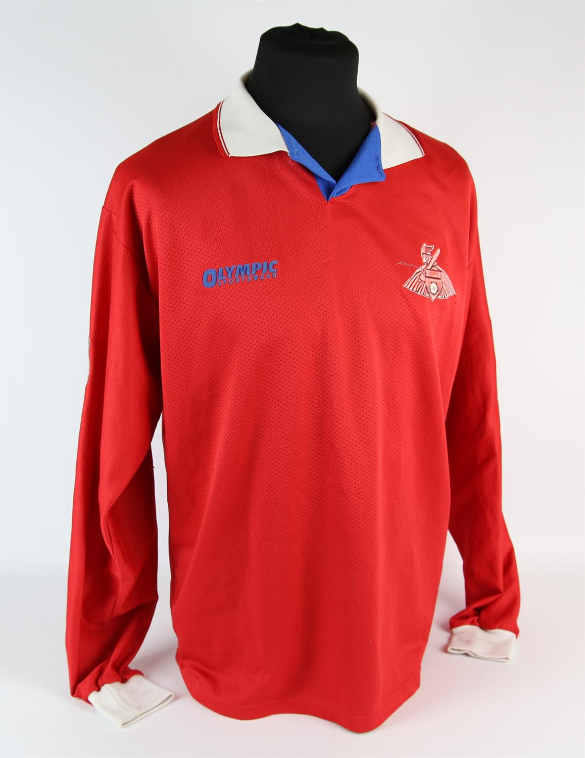 Doncaster Rovers Football club, (No.7) match worn 1997-1998 season shirt, L/S, Provenance Kitman.