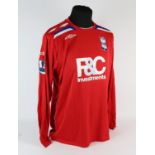 Birmingham City Football club, Forssell (No.9) Rare 3rd kit from 2007 / 2008. L/S Match worn from 2