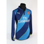 Arsenal Football club, Rosicky (No.7) match issued Third kit for 2014-2015 FA Cup game against Man