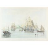 Edward Duncan (1803-1882), 'The Opium Ships at Lintin in China, 1824', after W. J. Huggins,