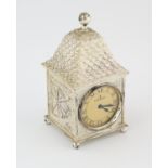 Silver cased commemorative timepiece, London 1976 by House of Lawrian (Christopher Lawrence) in the