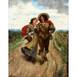 William Arthur Breakspeare (British, 1855-1914), 'A Dangerous Companion', oil on canvas,