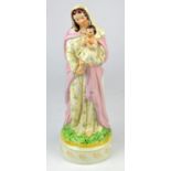 Staffordshire figure of the Virgin Mary, 35cm high