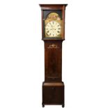 A Victorian mahogany longcase clock by Jason Rankin, Kilmarnock, the hood with pierced foliate