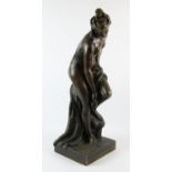 After Etienne-Maurice Falconet, a bronze cast of the bather, 74cm high