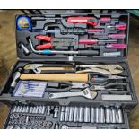 Fully complete as new modern tool box with contents