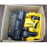 Collection of workshop tools - To include two Dewalt drills (DW953 and DW995), Bosch CSB 550RE,