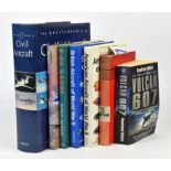 Small collection of aircraft related hardback books, to include Hurricane illustrated history by