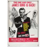 James Bond From Russia with Love (R-1970's) UK Double Crown film poster, folded, 20 x 30 inches.