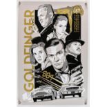 James Bond Goldfinger (2012) London Film Memorabilia Convention original screen printed poster from