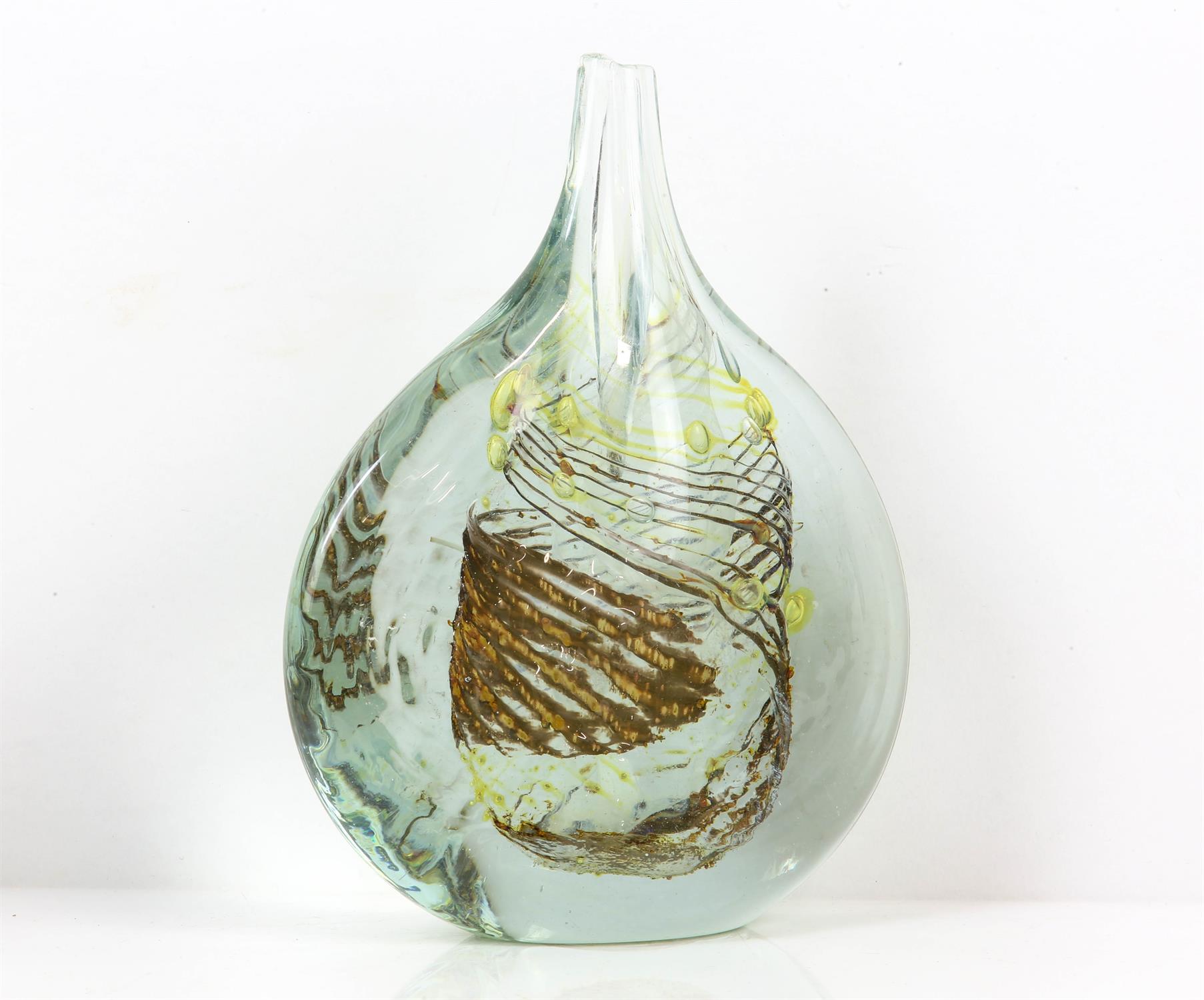 Amended Description ISLE OF WIGHT GLASS, three Lollipop vases of various heights. - Image 6 of 7