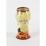 CLARICE CLIFF (BRITISH, 1899-1972), Applique Idyll, vase, shape no. 269, 15cm high