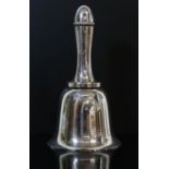 ASPREY, silver plated bell cocktail shaker, marked to base, A & Co, Asprey London, Made in London,