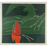 Philip Sutton (British, b. 1928), 'The Sea, Cornwall' (1970), lithograph in colours, artist's proof,