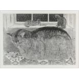 § Richard Bawden (British, b. 1936), 'The Snowstorm', etching, ed. 32/85, signed in pencil to