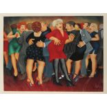 Beryl Cook (British, 1926-2008), 'Dancing the Black Bottom', lithograph in colours, ed. 83/650,