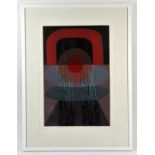 Peter Green (1933) "Red Night Beacon" wood cut print, signed, dated 02 and numbered 2/10 60cm x