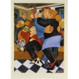 Beryl Cook (British, 1926-2008), 'Shall We Dance', lithograph in colours, ed. 234/650,