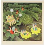 Beryl Cook (British, 1926-2008), 'Fairies and Pixies', lithograph in colours, ed.