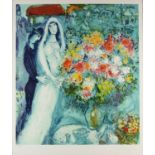 § Marc Chagall (Russian-French, 1887-1985), 'Le bouquet de fleur', lithograph in colours, ed.