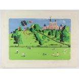 Paul Hogarth (British, 1917-2001), 'Greenwich', lithograph in colours, ed. 11/200,